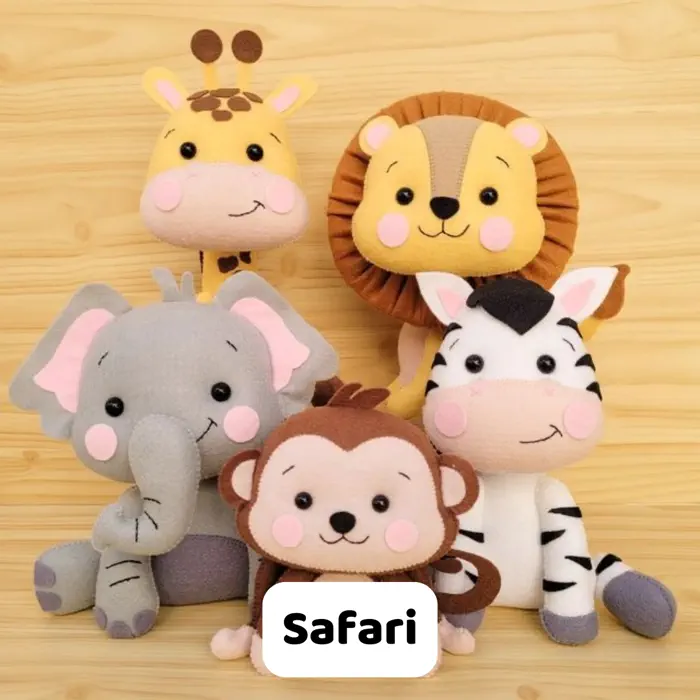 Molde de feltro safari